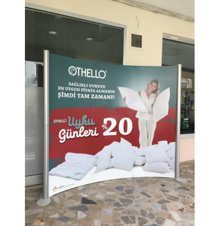 CENTRO STAND OVAL 3 PANEL